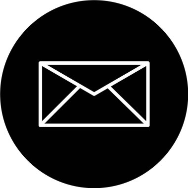 beyaz arkaplanda siyah simge izole edildi