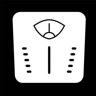 Ağırlık Makinesi Simgesi Moda Biçimli Ayrı Arka Gruplandırılmış