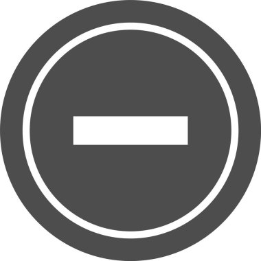 Moda Biçiminde Eksi Simge İzole Arkaplan