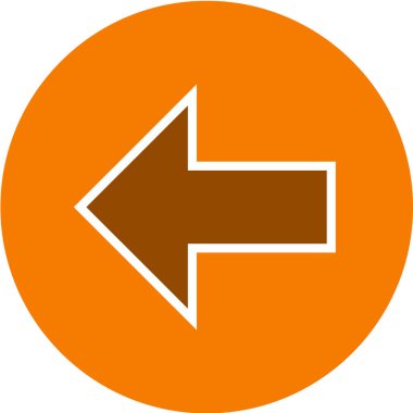 ok vektör simgesi. Yön işareti. simgeyi taşı