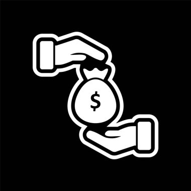 Rüşvet Simgesi Moda Biçimli Ayrı Arkaplan   