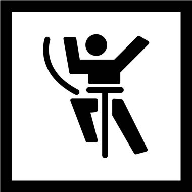 Çubuk şekilli bir adam