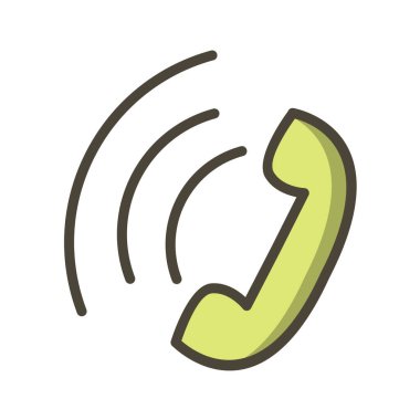 telefon simgesi, vektör illüstrasyonu