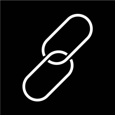 beyaz arkaplanda siyah simge izole edildi