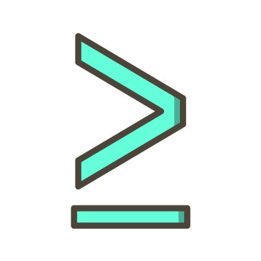 Modern ok simgesinin vektör illüstrasyonu