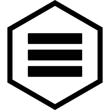 Menü Simgesi Moda Biçiminde İzole Arkaplan