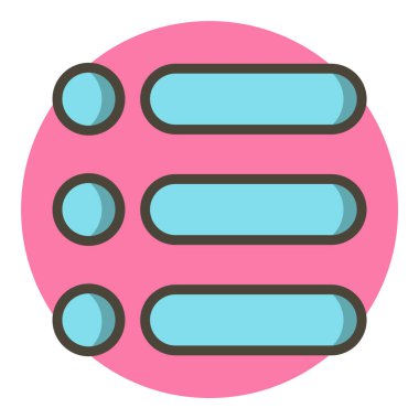 Moda Biçiminde Listelenmiş Arkaplan Simgesi