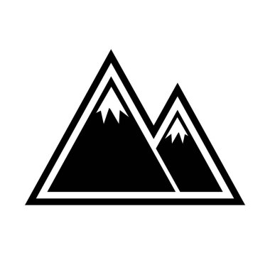 Dağlar Moda Biçiminde Ayrı Arkaplan