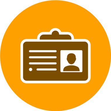 Yuvarlak köşeli belgenin vektör simgesi