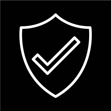 beyaz arkaplanda siyah simge izole edildi