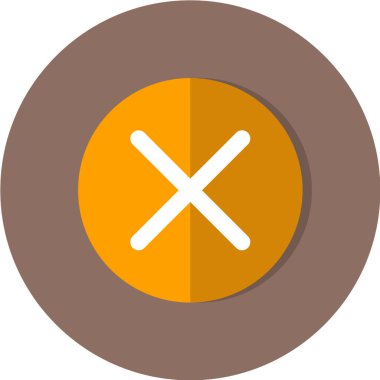 düz vektör simgesini iptal et