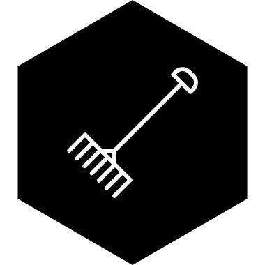 Moda Biçiminde Tırmık Simgesi İzole Arkaplan      