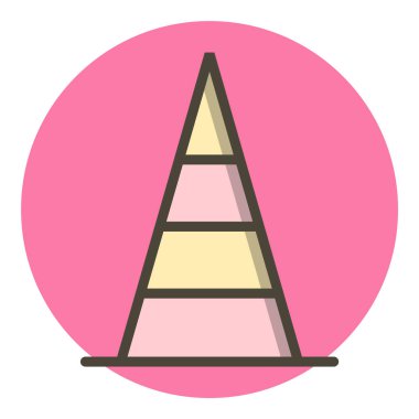 Koni Simgesi Moda Biçiminde İzole Arkaplan      