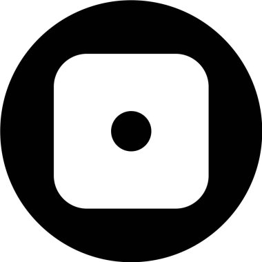 Bir film simgesinin vektör illüstrasyonu