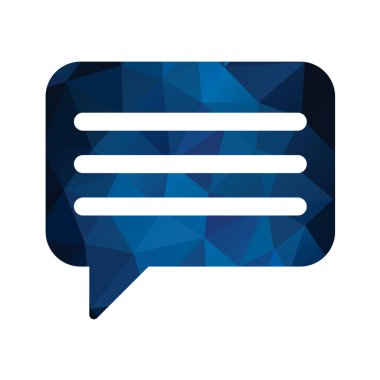 konuşma balonu simgesi, vektör illüstrasyonu