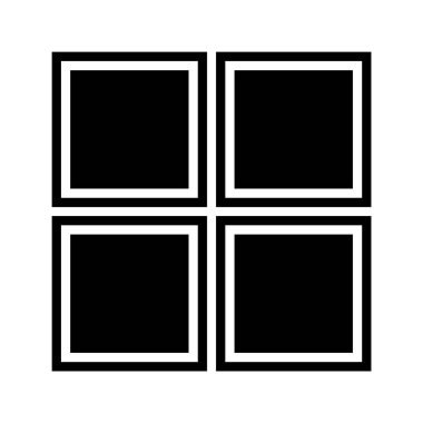 Moda Biçimli Ayırılmış Arkaplanda Simge Uygular