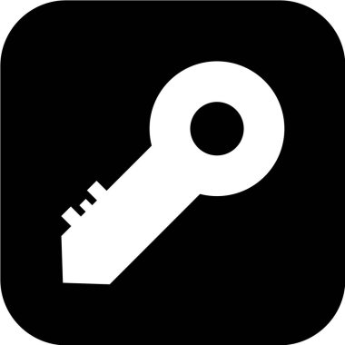 beyaz arkaplanda siyah simge izole edildi