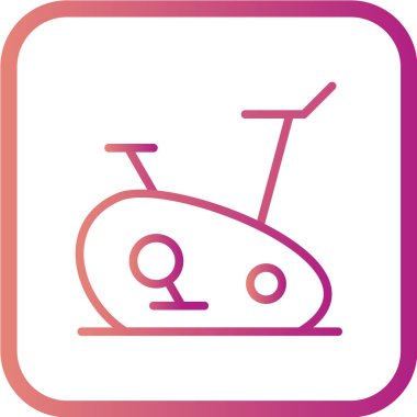 Bisiklet ikonu. vektör illüstrasyonu