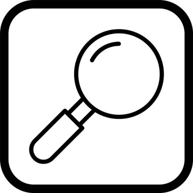 Moda Biçiminde Arama Simgesi İzole Arkaplanı