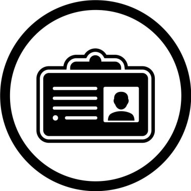 Moda Biçimli İzole Arkaplan Kart Simgesi