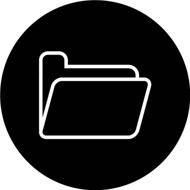 beyaz arkaplanda siyah simge izole edildi