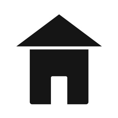 Ev simgesi vektör illüstrasyonu