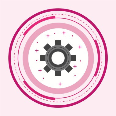 seo modern simgesinin vektör illüstrasyonu