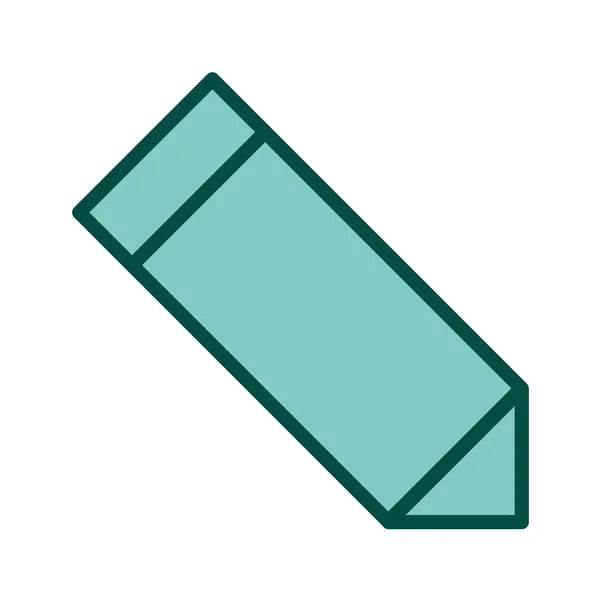 Radiergummi Symbol Isometrischen Stil Isoliert Auf Weißem Hintergrund Vektorillustration — Stockvektor
