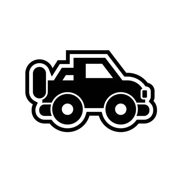 Auto Pictogram Vector Illustratie — Stockvector