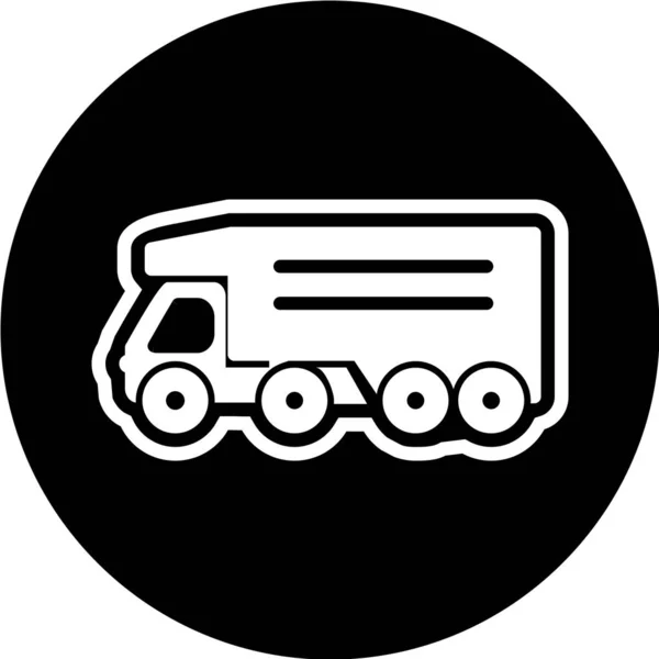 Ilustração Vetorial Ícone Entrega Transporte — Vetor de Stock