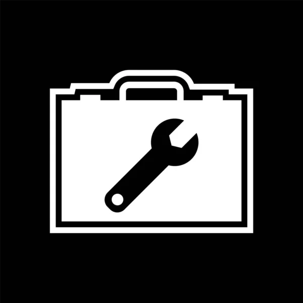 Tool Box Icon Trendy Style Isolated Background — 스톡 벡터