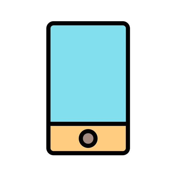 Smartphone Icon Flat Illustration Tablet Vector Icons Web — Stock Vector