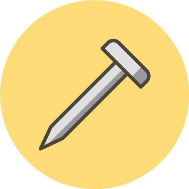 Çekiç Düz Vektör Simgesi