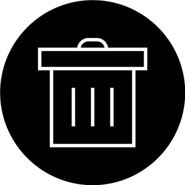 beyaz arkaplanda siyah simge izole edildi