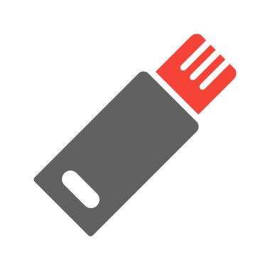  Moda Biçimli Usb Simgesi İzole Arkaplan