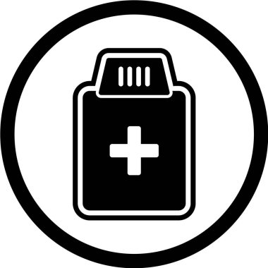 Sağlık hizmeti simgesi vektör illüstrasyonu