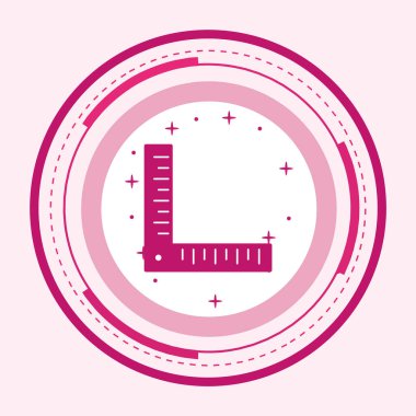 Açısal Kural Simgesi Moda Tarzı Ayrı Arka Gruplandırılmış