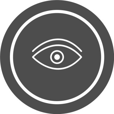 Göz simgesi vektör illüstrasyonu