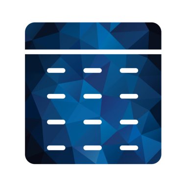 Modern b 'nin vektör illüstrasyonu simgesiz cep telefonu