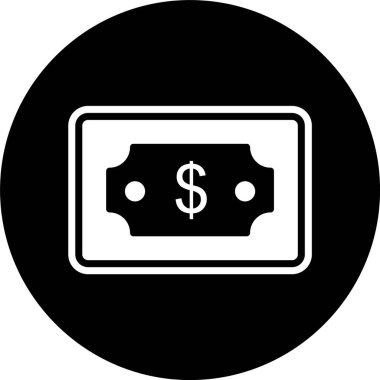 Dolar Simgesi Moda Biçiminde İzole Arkaplan      