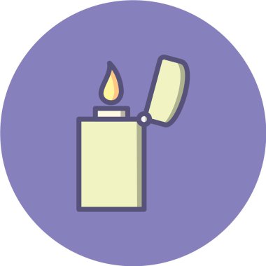 Mum Düz Vektör Simgesi