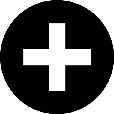 Modern b 'nin vektör illüstrasyonu artı simgesinden yoksun