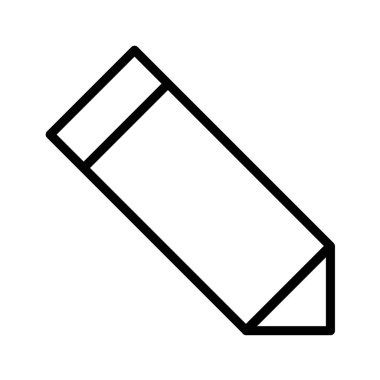 silgi simgesi vektör illüstrasyonu