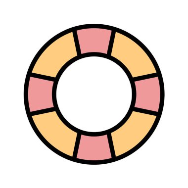 beyaz arkaplanda kamp konsepti vektör illüstrasyonu 