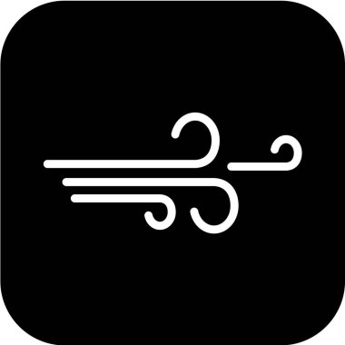 Rüzgar ikonu. vektör illüstrasyonu