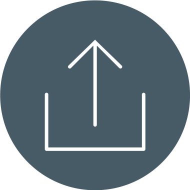 Multimedya düz simgesi beyaz arkaplanda izole edildi