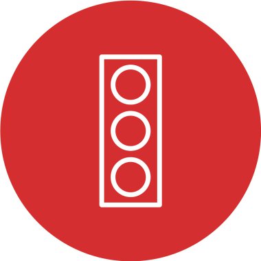 Yol simgesi, vektör illüstrasyonu