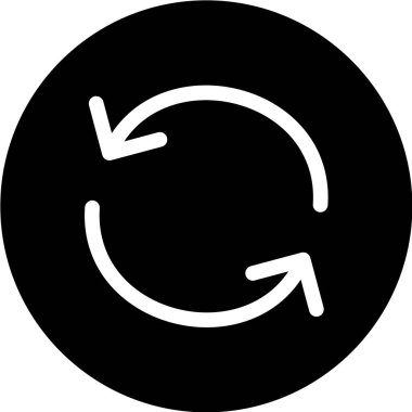 Dairesel okla çizilmiş bir elin vektör çizimi