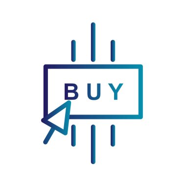 Web ve mobil için bir çizgi simgesinin vektör çizimi