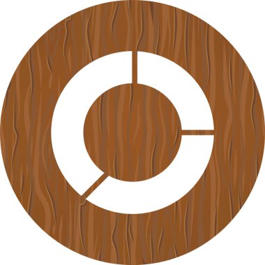 Pasta Çizelgesi Simgesi Moda Tarzı İzole Arkaplan      